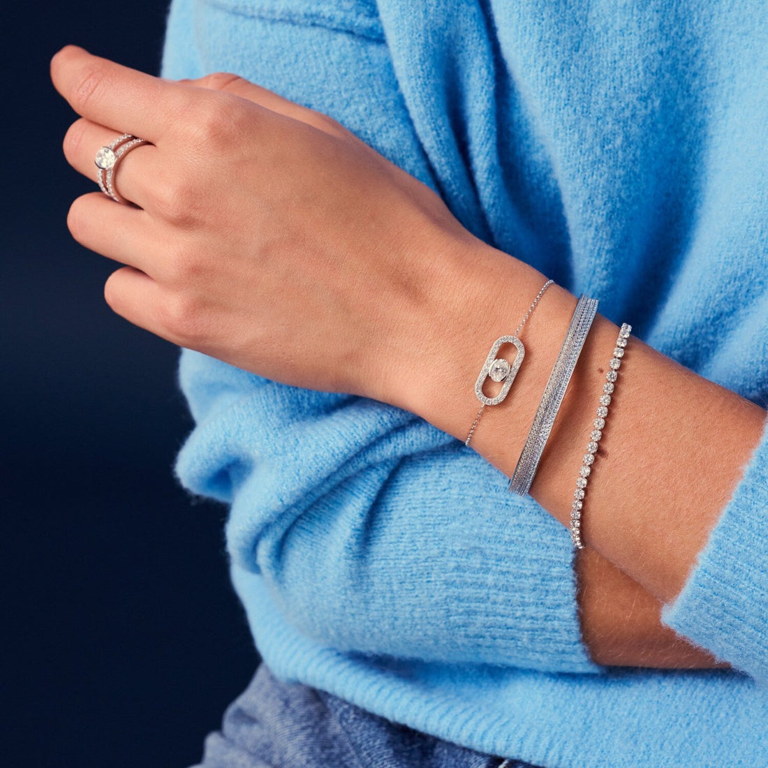 Sif Bangle Felline Concavo SJ-BG2392